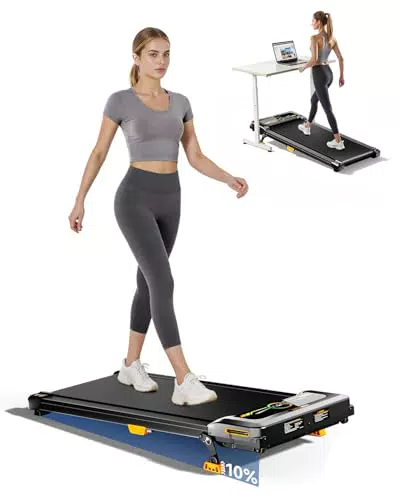 Anylife Cinta de Correr Inclinación 10%, Treadmill para Caminar en Casa y Oficina