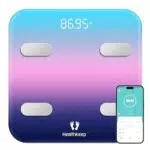 Báscula de Grasa Corporal Conectada WiFi y Bluetooth con 13 Aplicaciones de Análisis