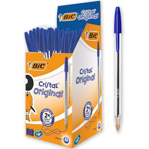 BIC Cristal Bolígrafos - Ideal para material escolar y oficina