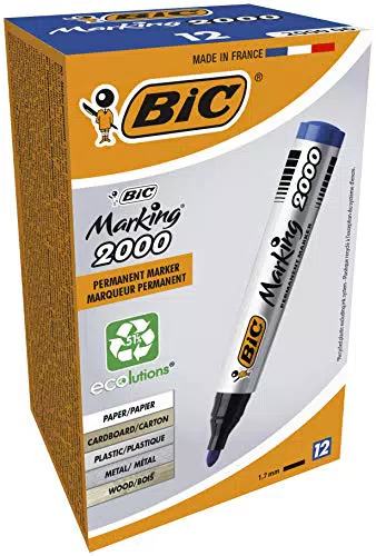 BIC Marking 2000 Ecolutions - Caja de 12 marcadores permanentes
