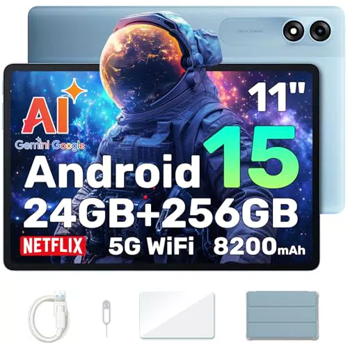 Blackview Tablet 11" Gemini AI, 24GB RAM, 256GB ROM, Octa-Core, FHD IPS