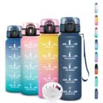 Botella de agua reutilizable con filtro para niños - ideal para escuela y deportes