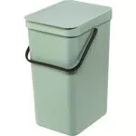 Brabantia Cubo de Basura Sort & Go 16L Papelera de Reciclaje Fácil de Limpiar