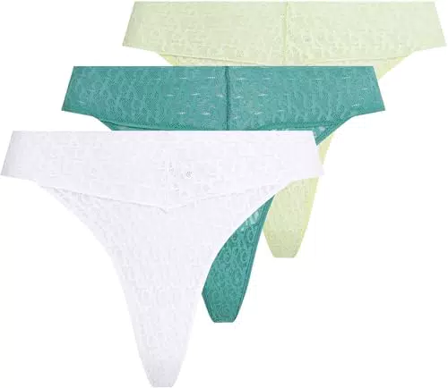 Calvin Klein Braguitas Cintura Baja con Encaje para Mujer