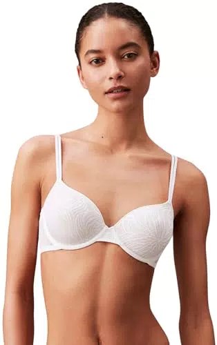 Calvin Klein Sujetador de Media Copa Lightly Lined Elástico