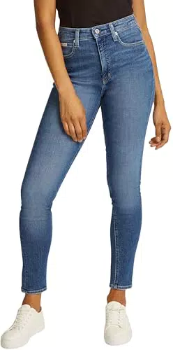 Calvin Klein Vaqueros Mujer High Rise Skinny Fit, Azul