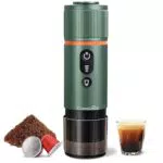 Conqueco Cafetera Portátil Eléctrica 12V para Coche y Viajes - Compatible Nespresso