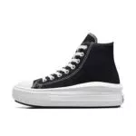 Converse Move Platform Hi Zapatillas Negras/Blancas para Mujer-UK 5 / .5