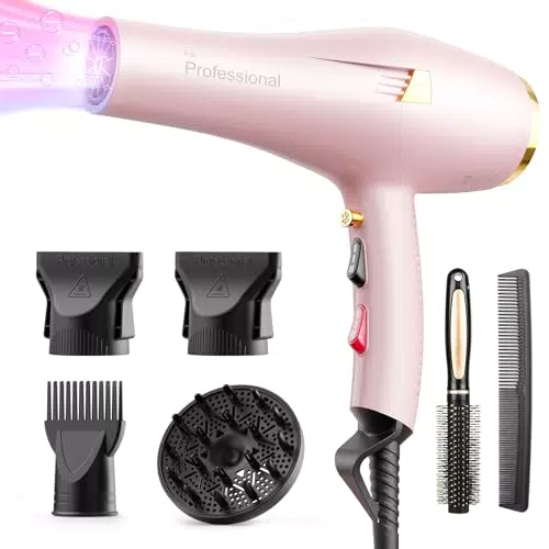 Dekuri Secador Pelo Profesional, Secadores Iónico Cabello Sin Encrespamiento