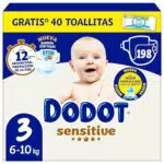 Dodot Pañales Bebé Sensitive, Nº1 en Protección de la Piel