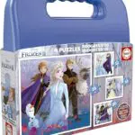 Educa Puzzles Infantiles Princesas Disney - Maleta con Puzzles Progresivos