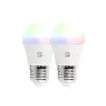 Garza Smarthome Bombilla LED Inteligente WiFi G45 E27 5W RGB CCT Control App Alexa