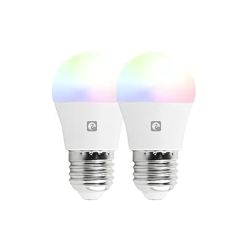 Garza Smarthome Bombilla LED Inteligente WiFi G45 E27 5W RGB CCT Control App Alexa