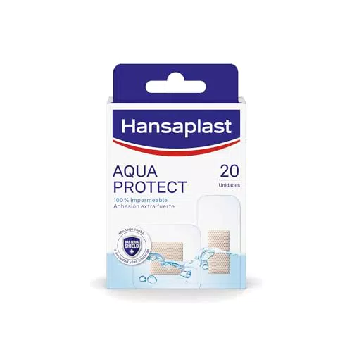 Hansaplast Aqua Protect Apósitos Impermeables para Heridas, Adhesión Extrafuerte
