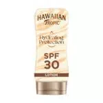 Hawaiian Tropic Loción Solar Hidratante SPF 30, Resistente al Agua, 180 ml
