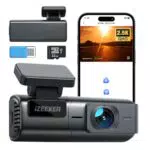 iZEEKER Dashcam 2.5K WiFi para Coches con Grabación en Bucle y Visión Nocturna