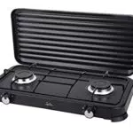 Jata JECG2702 Cocina de Gas Portátil con Parrilla, Ideal para Camping
