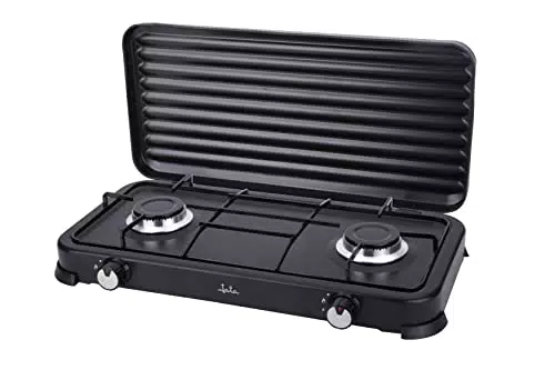 Jata JECG2702 Cocina de Gas Portátil con Parrilla, Ideal para Camping