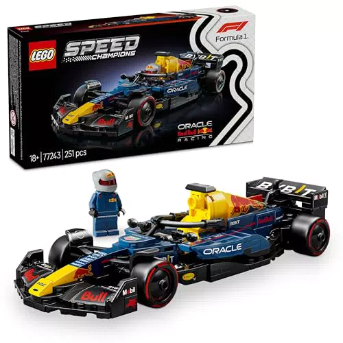 LEGO Speed Champions Coche de Carreras MoneyGram Haas F1 Team VF-24 Vehículo de Juguete con 1 Minifigura de Piloto de Fórmula 1
