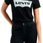 Levi's Camiseta The Perfect Tee Mujer con Logo Batwing