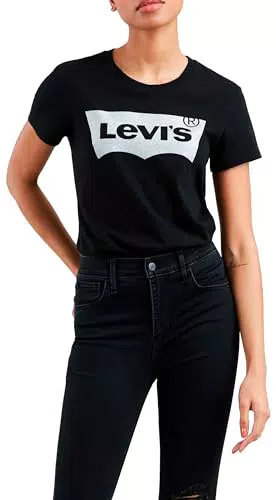 Levi's Camiseta The Perfect Tee Mujer con Logo Batwing