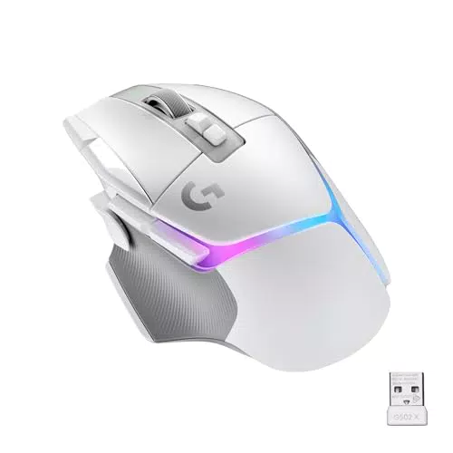 Logitech G502 X PLUS LIGHTSPEED - Ratón inalámbrico RGB para Gaming con sensor HERO 25K