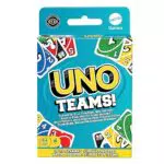 Mattel Games UNO Teams - Juego de cartas para noches de diversión en grupos