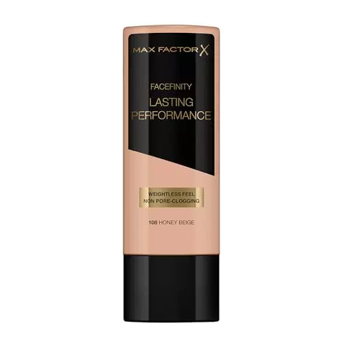 Max Factor Lasting Performance Base de Maquillaje Líquida Tono 108 Honey Beige - 55 g