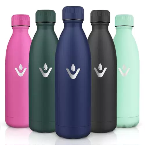 Motswedi Botella Térmica de Acero Inoxidable, Sin BPA, Doble Aislamiento
