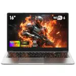 NaikLulu Ordenador Portátil Gaming 16 R7 5825U 16GB RAM 1TB SSD Teclado Retroiluminado