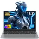 NAIKLULU Laptop 17.3 Procesador N150, 16GB RAM, 1TB SSD, Teclado Retroiluminado