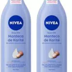 NIVEA Body Milk Manteca de Karité - Leche corporal hidratante 72h con ácido hialurónico