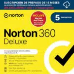 Norton 360 Deluxe + Norton AntiTrack 2025 | Antivirus con renovación automática