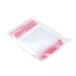 Officer Products Bolsas transparentes con cierre a presión, aptas para alimentos