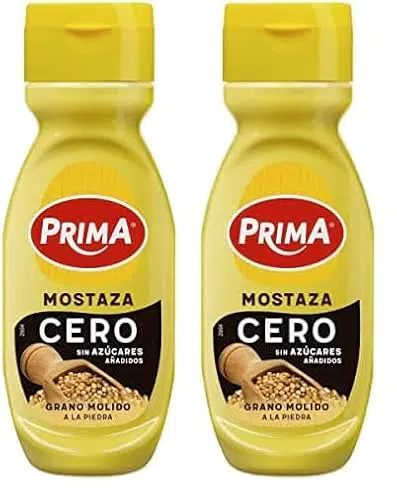 Prima Mostaza Cero - Sabor intenso sin azúcares añadidos