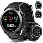 Qecnato Reloj Inteligente con Bluetooth, IP68 y 110+ Modos Deportivos