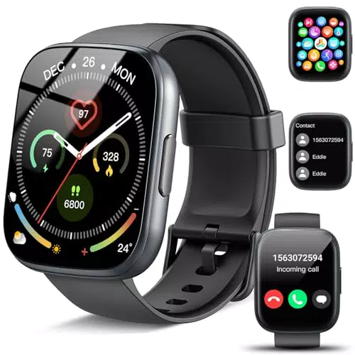 Reloj Inteligente Bluetooth para Hombre y Mujer con 110+ Modos Deportivos