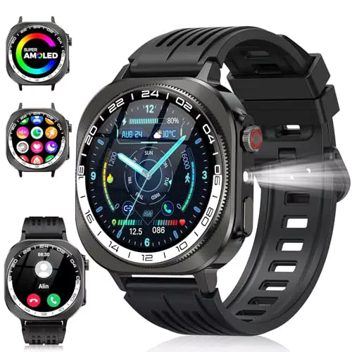 Reloj Inteligente Smartwatch 1.43" AMOLED con Bluetooth y Modos Deportivos IP68