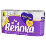 RENOVA Papel Higiénico Decorado Perfumado Skin Care Plus
