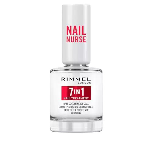 Rimmel London Tratamiento de Uñas Multi Benefit 7 en 1, Cuidado de Uñas