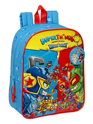 Safta Mochila Guardería Adaptable Carro Superthings Rescue Force