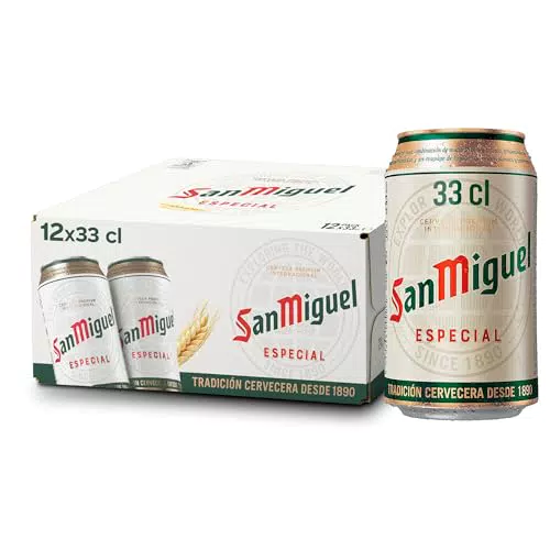 San Miguel Especial Lager – Cerveza Premium Española de Sabor Refrescante