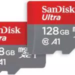 SanDisk microSDXC 128 GB Ultra con adaptador SD, hasta 140 MB/S, A1, UHS-1