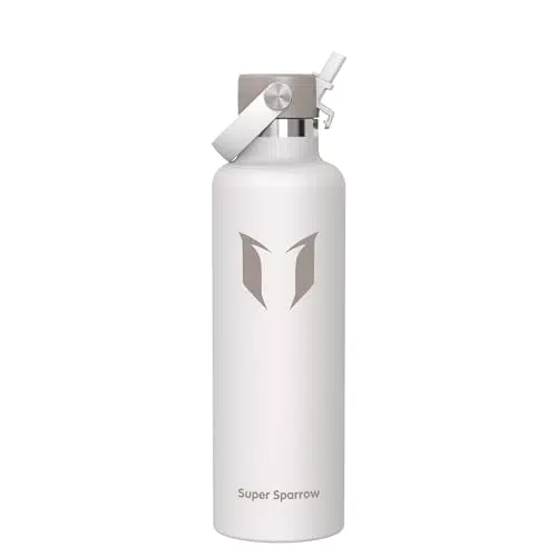 Super Sparrow Botella de Agua de Acero Inoxidable Térmica 750ml Sin BPA