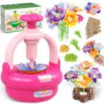 TingingYuli Juego de manualidades para niños, ramos de flores de tela