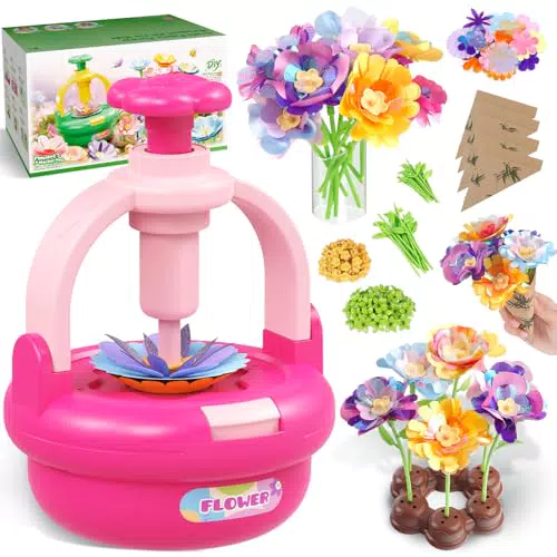 TingingYuli Juego de manualidades para niños, ramos de flores de tela