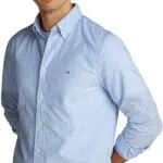 Tommy Hilfiger Camisa Hombre Flex Poplin Classic Regular Fit