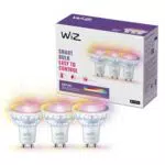 WiZ Bombilla LED Inteligente GU10 - Control por Voz y Aplicación, Compatible con Google Home y Alexa