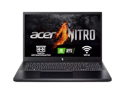 Acer Nitro ANV15-51-51M7 portátil gaming 15.6" FHD IPS i5 16GB 512GB SSD RTX 4050
