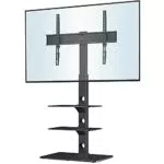 BONTEC Soporte de pie para TV ajustable para pantallas de 30 a 70 VESA 600x400 mm